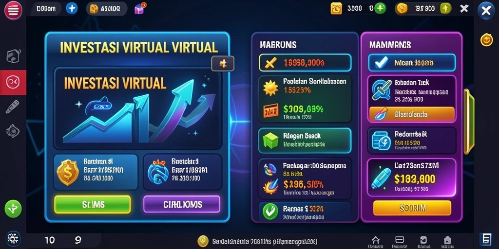 Tampilan menu utama yang menarik dan user-friendly.
