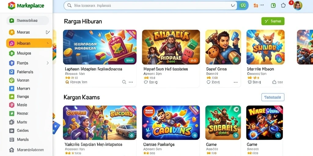 Tampilan antarmuka yang intuitif dan menarik.