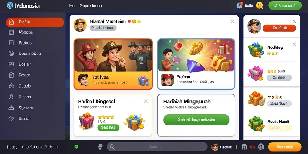 Tampilan antarmuka pengguna yang intuitif dan mudah dinavigasi.