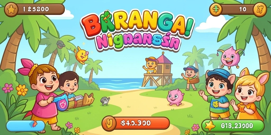 Screenshot menunjukkan karakter utama dalam aksi.